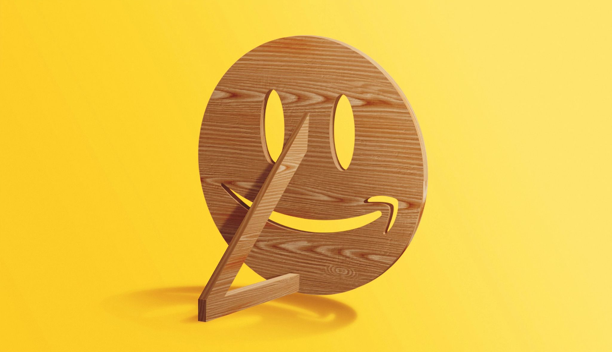 Latest Amazon Scams an amazon logo that looks like a wooden mask